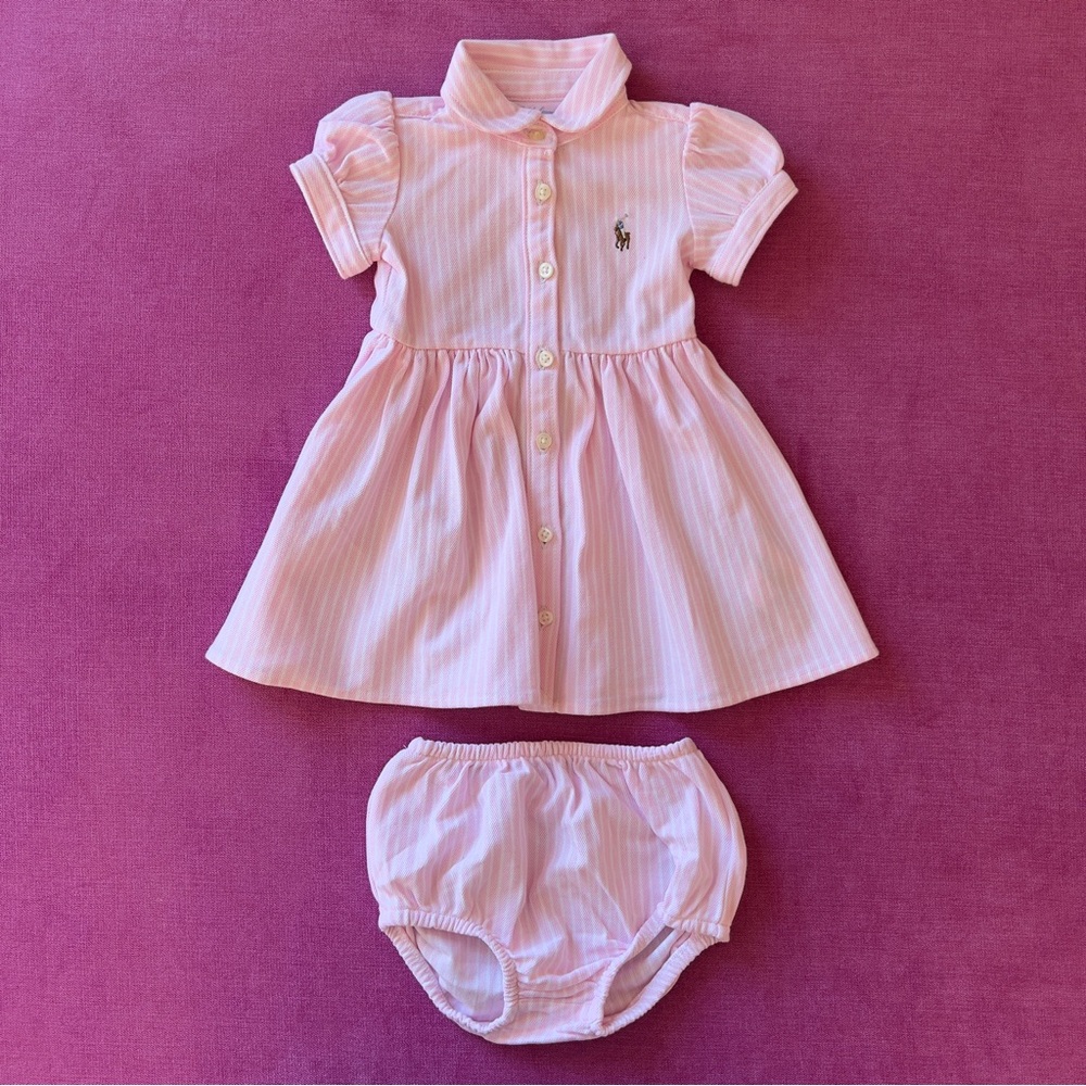 Ralph Lauren Striped Dress with Bloomers